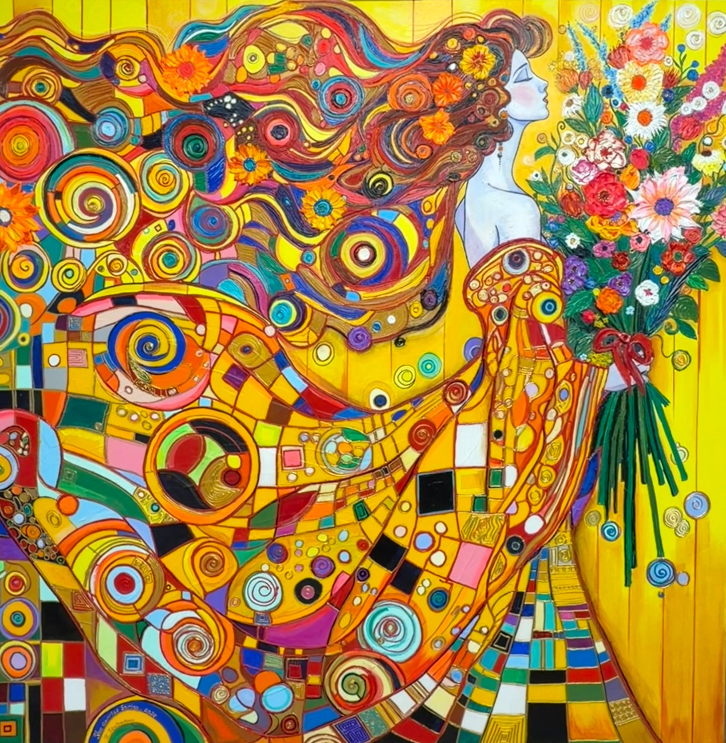 She carries Spring